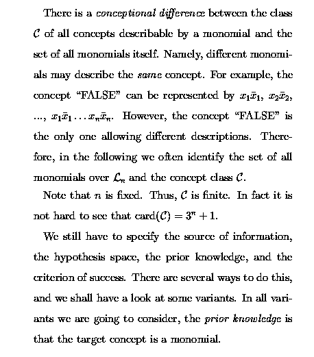 Hypothesis Space